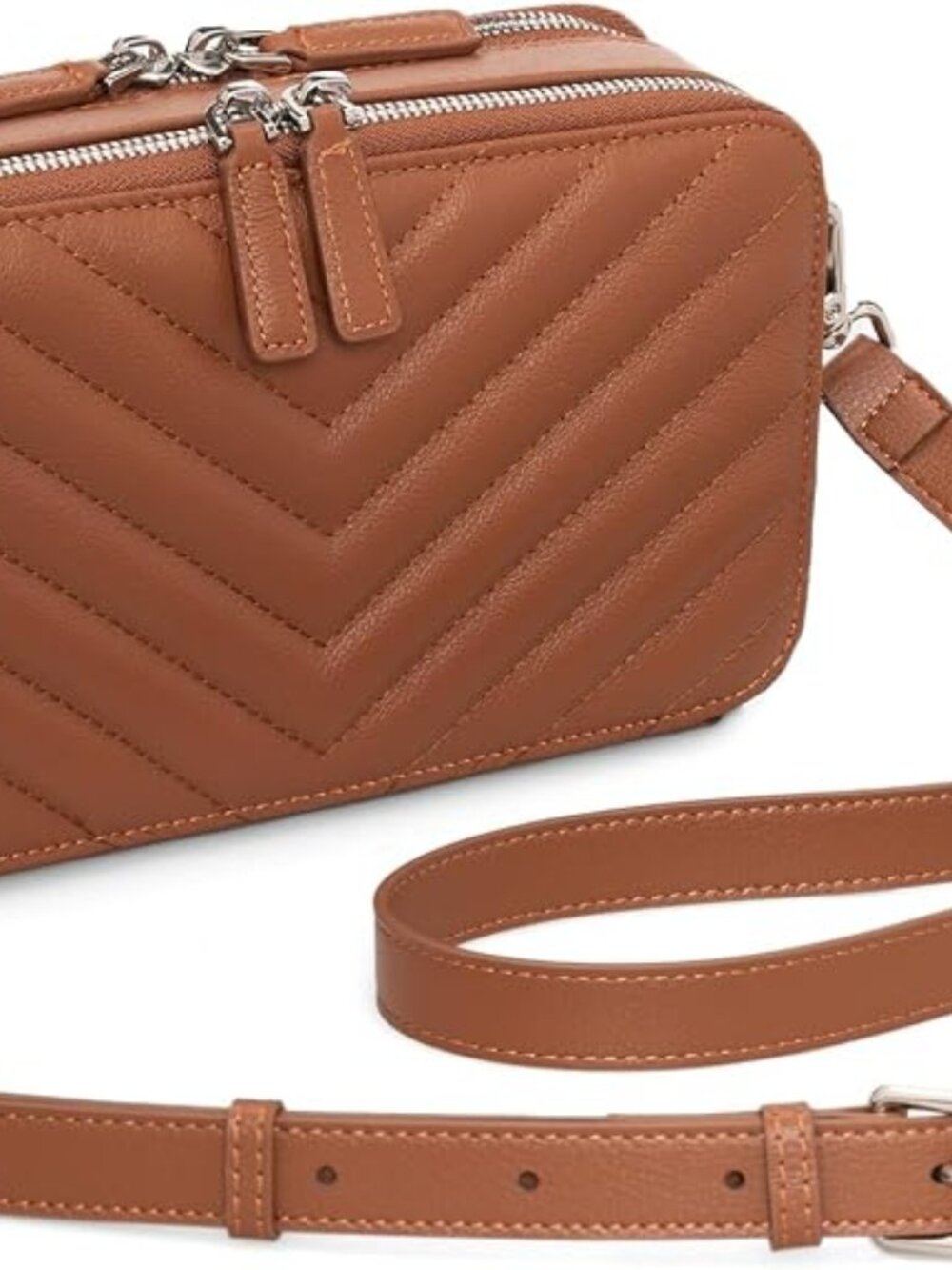 befen Genuine Leather Crossbody Bags for Women, RFID Leather Purses